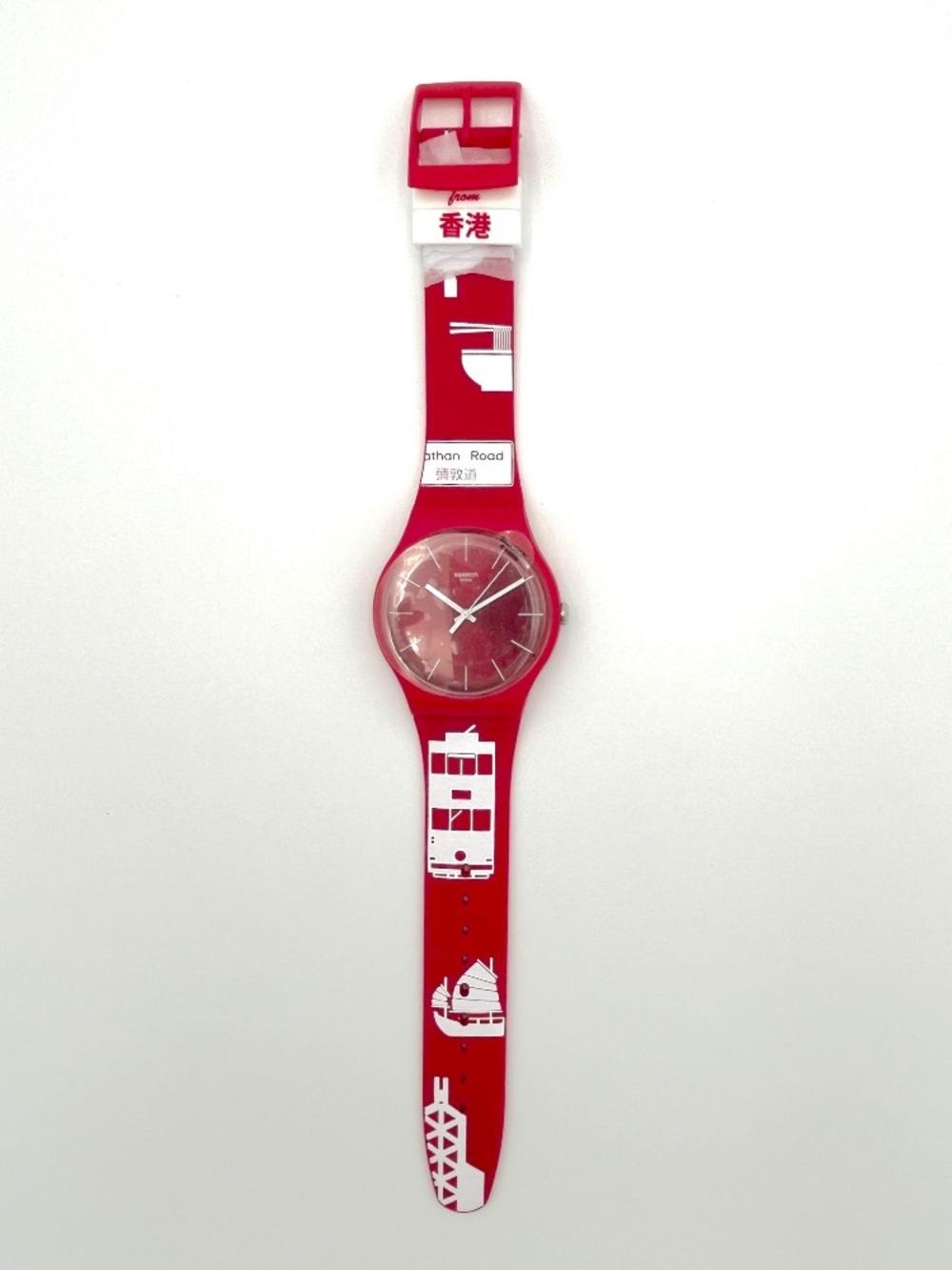 Swatch Watch New Gent Flower Bay Destination 2017 Hong Kong SUOZ232 RARE